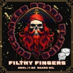 Filthy Fingers butter tart beard oil – handcrafted with essential oils for a rich, sweet vanilla and brown sugar scent. All-natural Canadian beard oil with warm pastry-inspired aroma