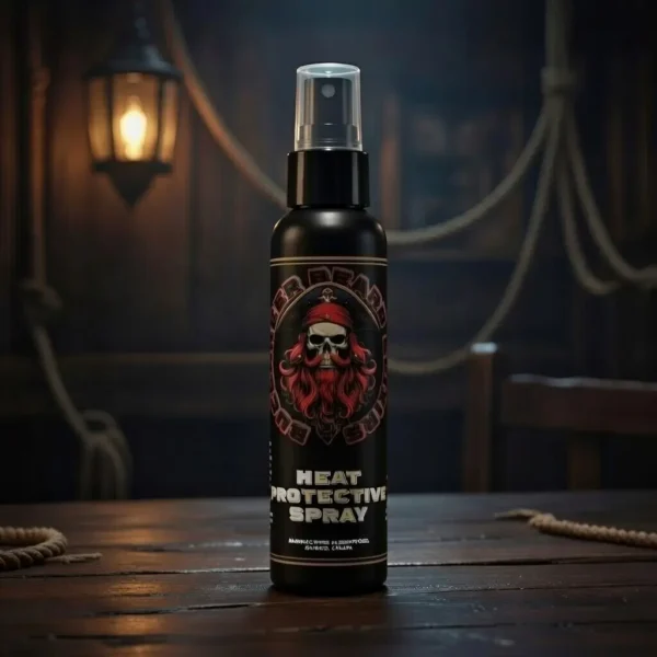 heat protective spray, beard iron spray, beard iron